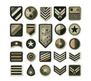 Патчі, Нашивки, Шеврони