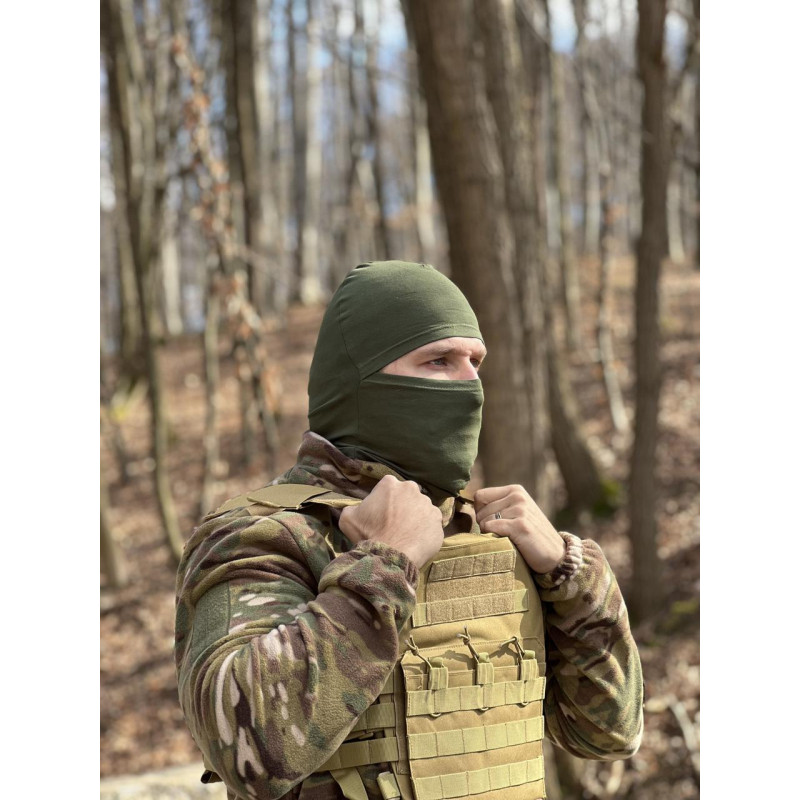 Балаклава тонка літня олива