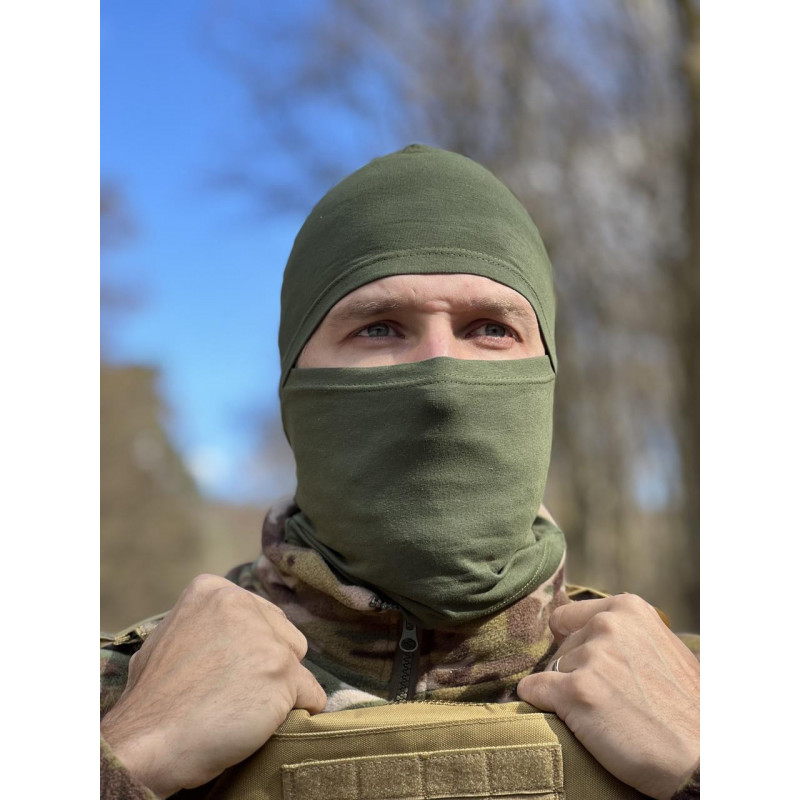 Балаклава тонка літня олива