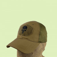 Тактична кепка Punisher Бейсболка (каратель) з черепом койот