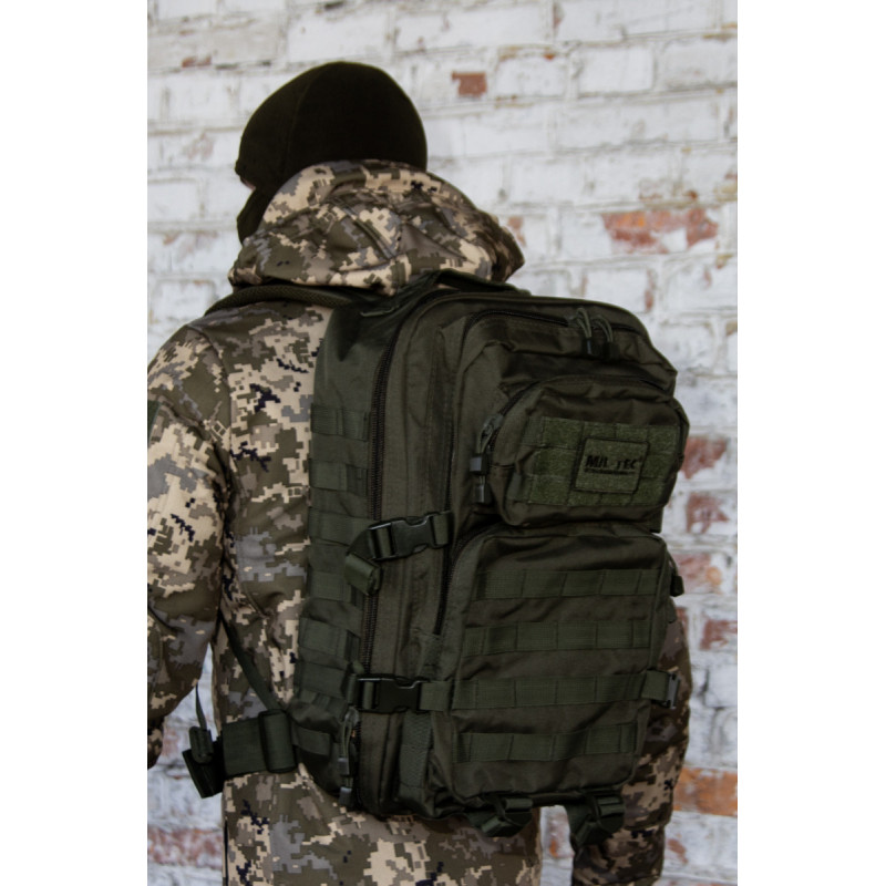 Тактичний рюкзак Mil-Tec Assault MOLLI 36 л. Olive (Олива)