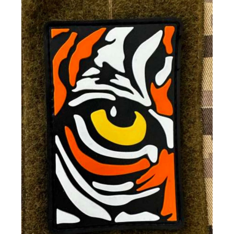 Патч ПВХ PiFi (Піфі) Око тигра. Помаранчевий