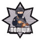 ПВХ патч (шеврон) Бренд Елемент Поліція Police