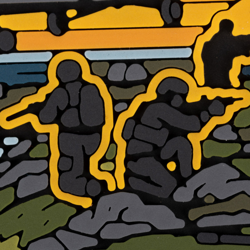 ПВХ патч (шеврон) Бренд Елемент Двіж - Зміїний