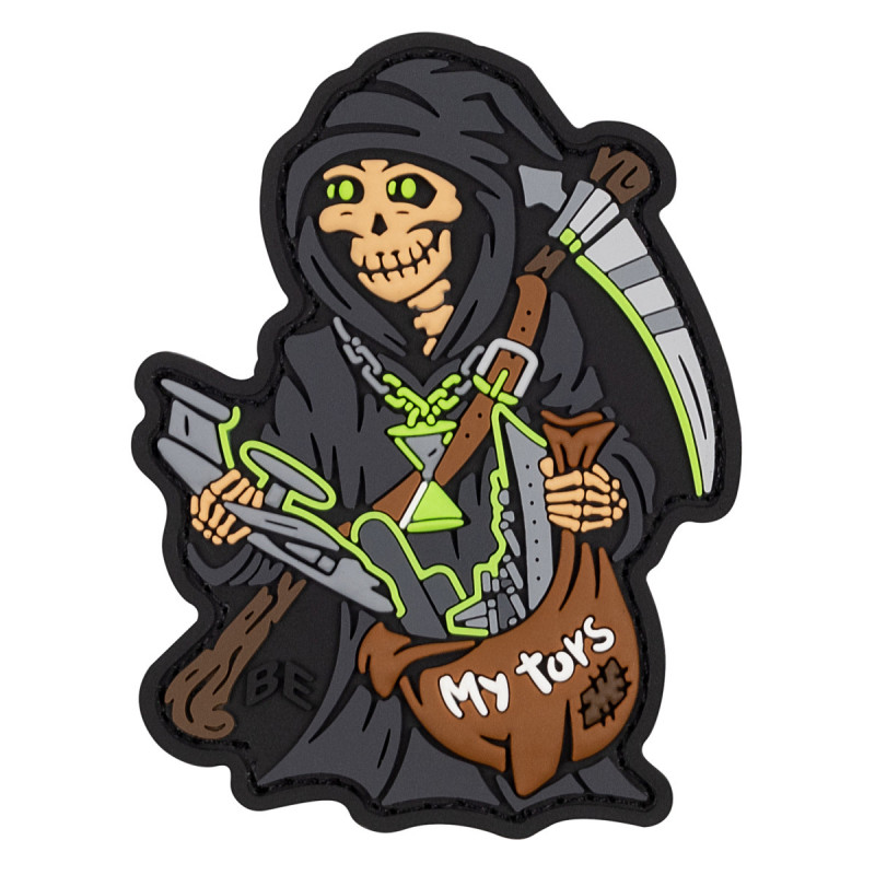 ПВХ патч (шеврон) Бренд Елемент My Toys. Смерть - мої іграшки