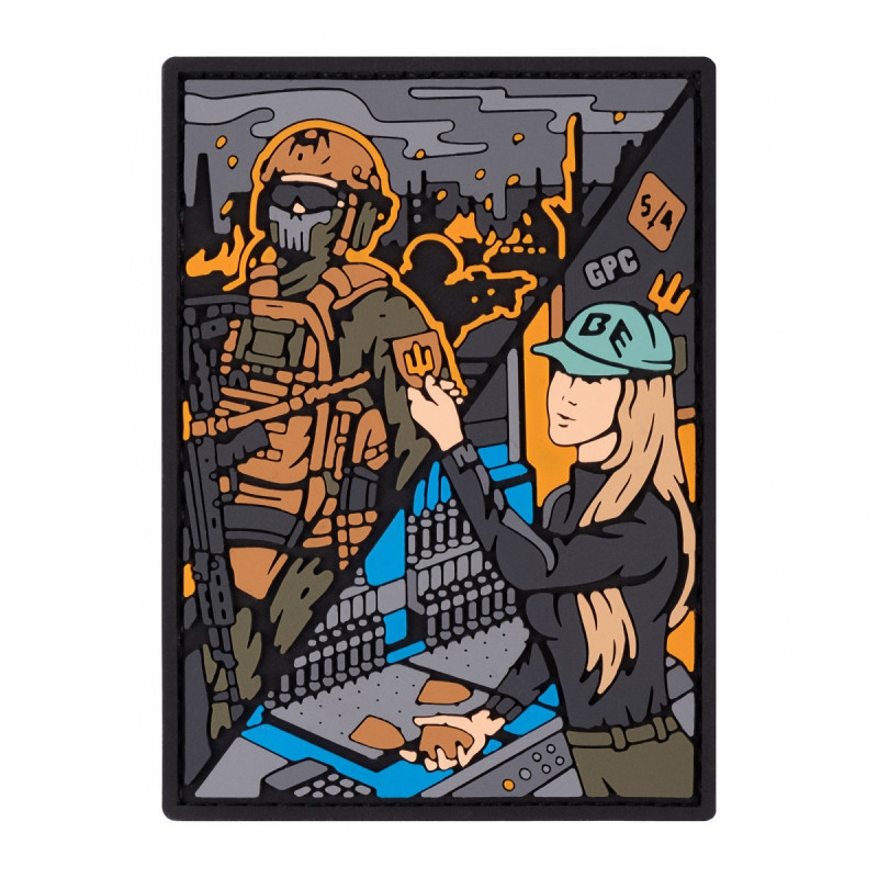 ПВХ патч (шеврон) Бренд Елемент Lifestyle. Лайфстайл. Стиль життя