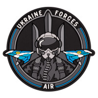 ПВХ патч Бренд Елемент (шеврон) Ukraine Forces AIR. ВПС України