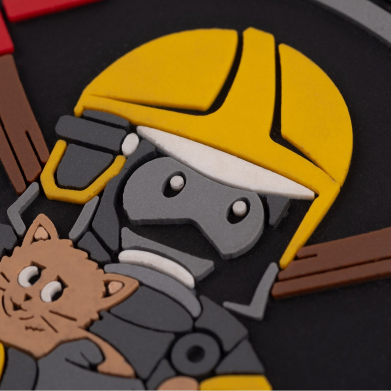 ПВХ патч Бренд Елемент (шеврон) ДСНС котик.