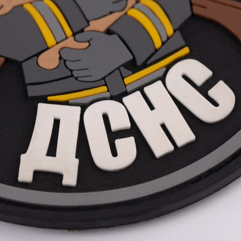 ПВХ патч Бренд Елемент (шеврон) ДСНС котик.