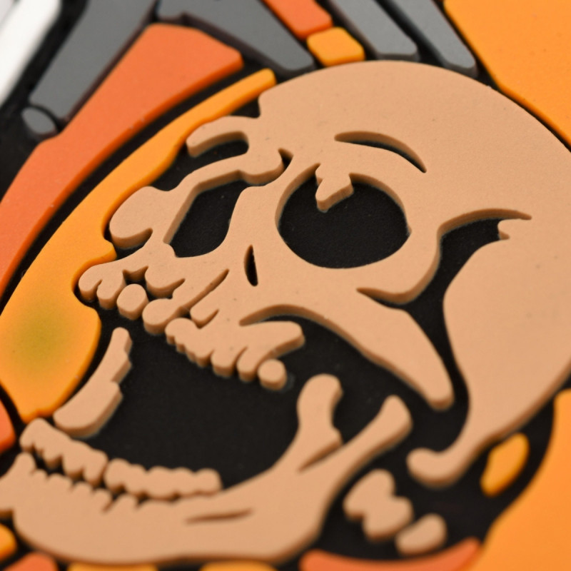 ПВХ патч Бренд Елемент (шеврон) Череп-Дрон