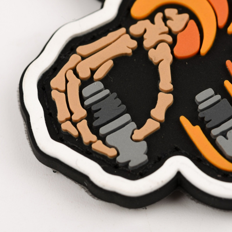 ПВХ патч Бренд Елемент (шеврон) Череп-Дрон