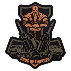 ПВХ патч Бренд Елемент (шеврон) Боги грома. Gods of thunder