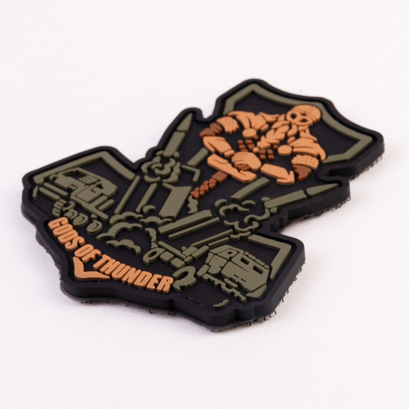 ПВХ патч Бренд Елемент (шеврон) Боги грома. Gods of thunder