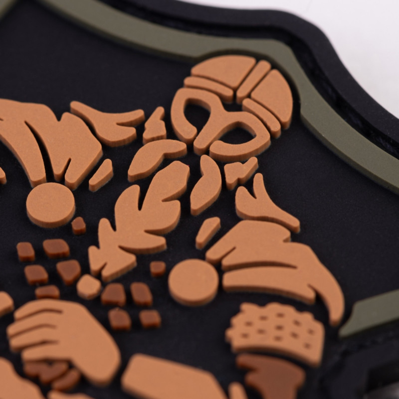 ПВХ патч Бренд Елемент (шеврон) Боги грома. Gods of thunder