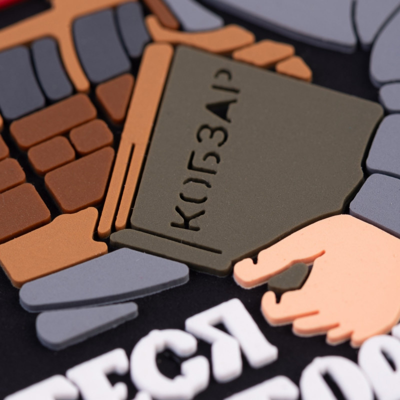 ПВХ патч Бренд Елемент (шеврон) Кобзар фігурний