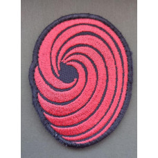 Шеврон вишитий. Маска Обіто. Наруто