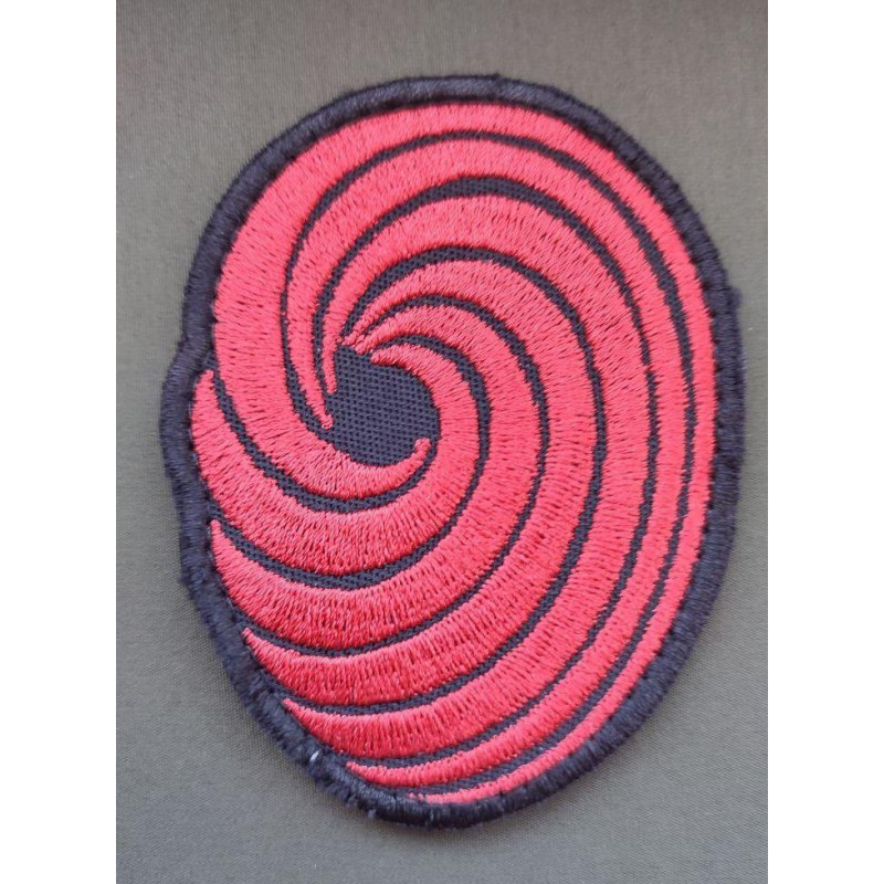 Шеврон вишитий. Маска Обіто. Наруто