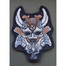 Шеврон вишитий. Маска самурая
