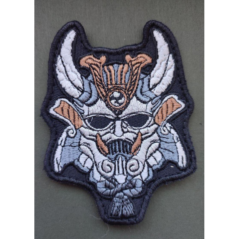 Шеврон вишитий. Маска самурая