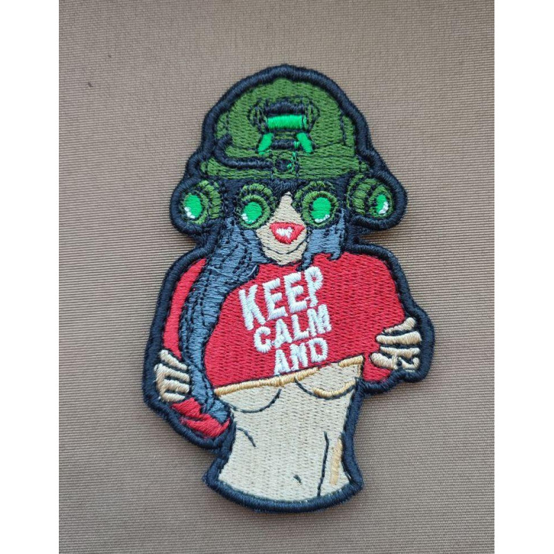 Шеврон вишитий. Keep Calm and...