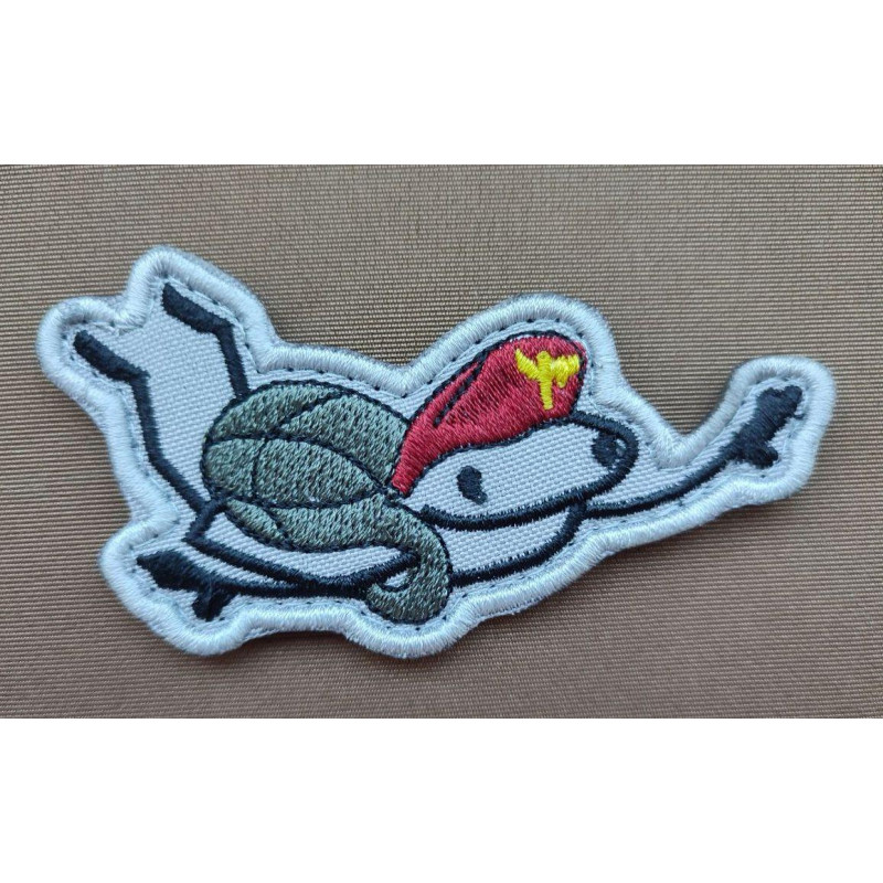 Шеврон вишитий. Флоркі Десантник ДШВ. Парашутіст