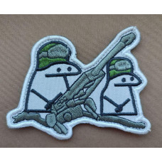 Шеврон вишитий. Флоркі Артилеристи