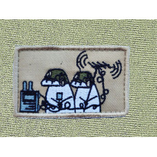 Шеврон вишитий. Флоркі Зв'язківці