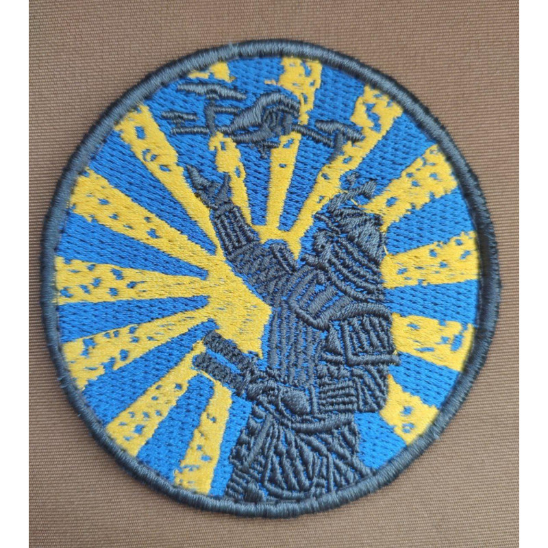 Шеврон вишитий. Дрон. Самурай з дроном