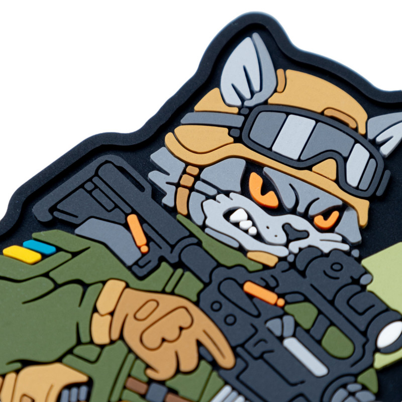 ПВХ патч (шеврон) Штурмовий кіт