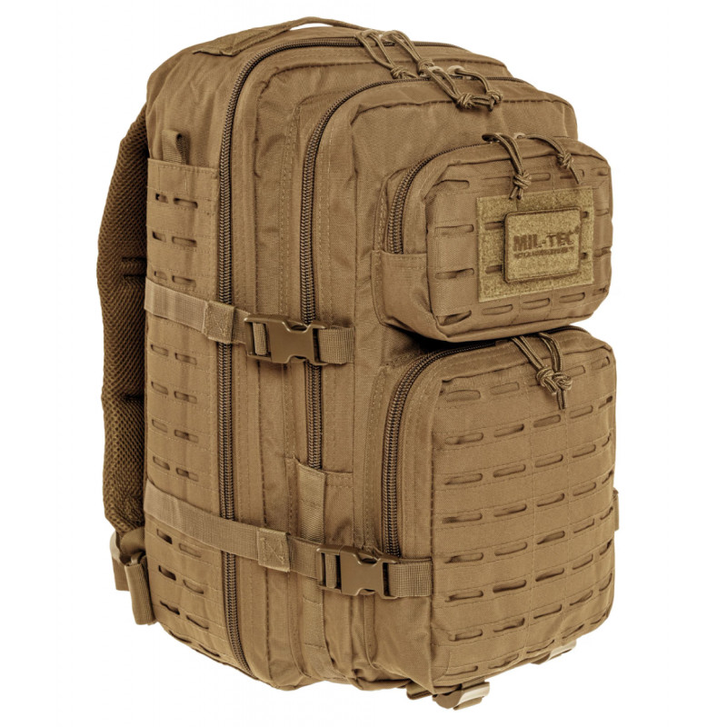 Тактичний рюкзак Mil-Tec Assault Laser Cut 36 л. Coyote (Олива)