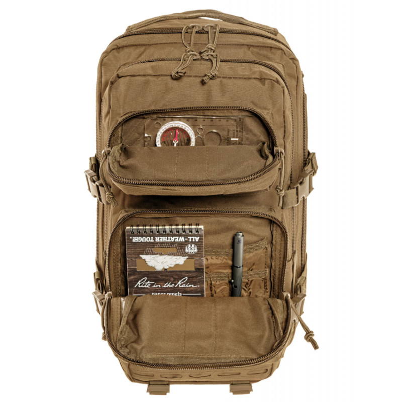 Тактичний рюкзак Mil-Tec Assault Laser Cut 36 л. Coyote (Олива)