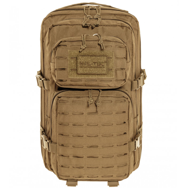 Тактичний рюкзак Mil-Tec Assault Laser Cut 36 л. Coyote (Олива)