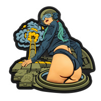 ПВХ патч (шеврон) Бренд Елемент Tank Girl Танкістка