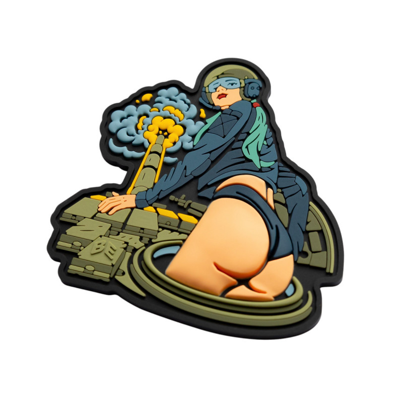 ПВХ патч (шеврон) Бренд Елемент Tank Girl Танкістка