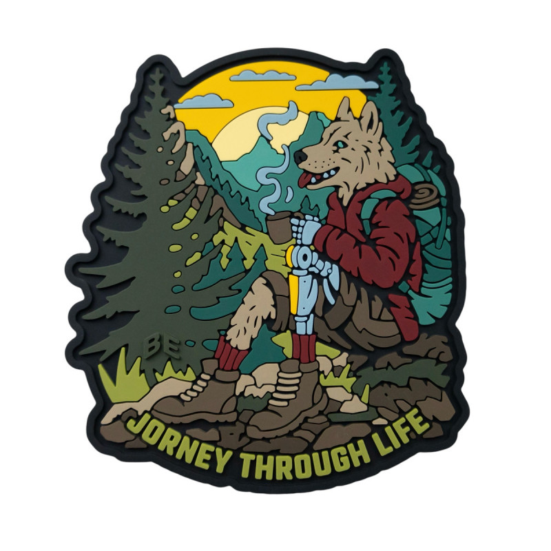 ПВХ патч (шеврон) Бренд Елемент Мандрівник по життю