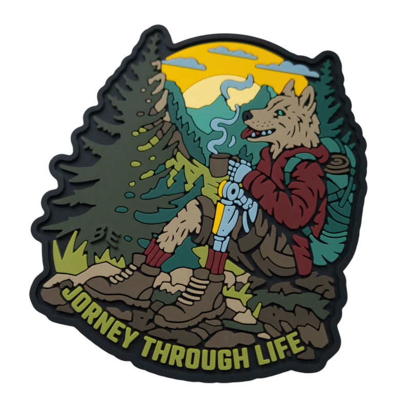 ПВХ патч (шеврон) Бренд Елемент Мандрівник по життю