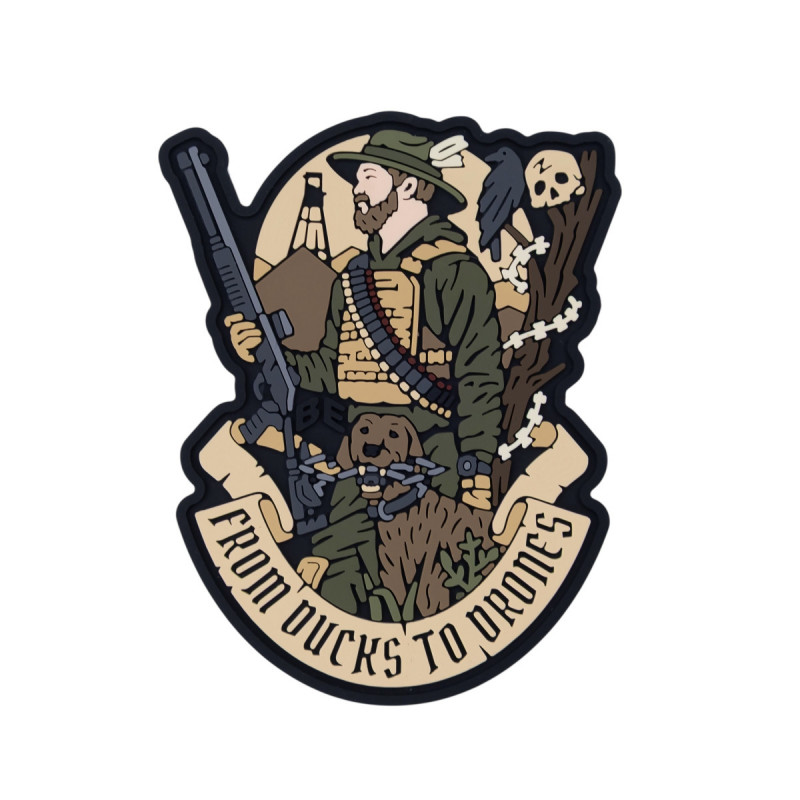 ПВХ патч (шеврон) Бренд Елемент "From ducks to drones"