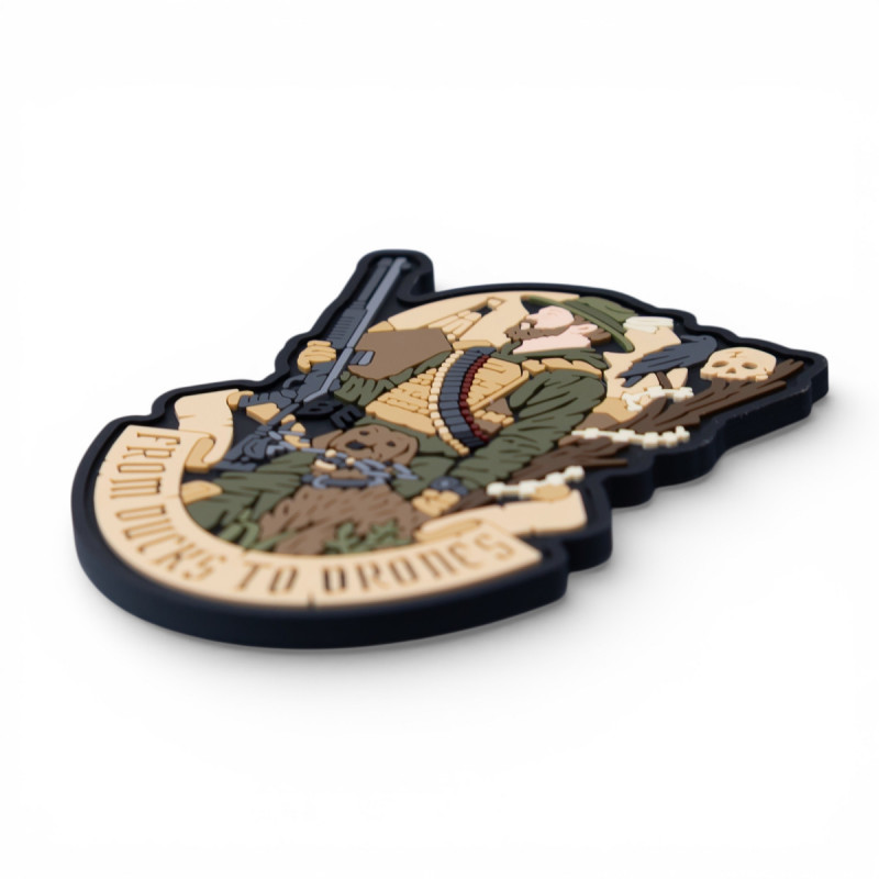 ПВХ патч (шеврон) Бренд Елемент "From ducks to drones"