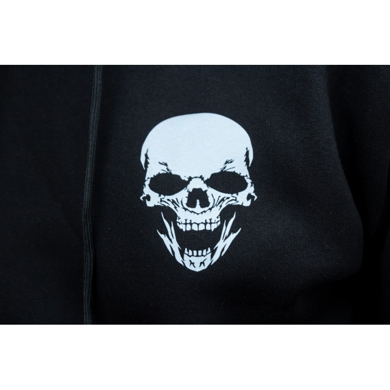 Весняна толстовка худі чоловіче чорне "Military Girl" 2XL, 54