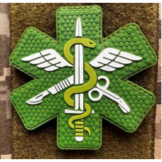 Патч ПВХ PiFi (ПИФИ) Медик зелений-змія