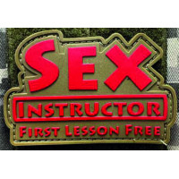 Патч наліпка ПВХ PiFi (Піфі) Резиновий "КЕКС Інструктор"