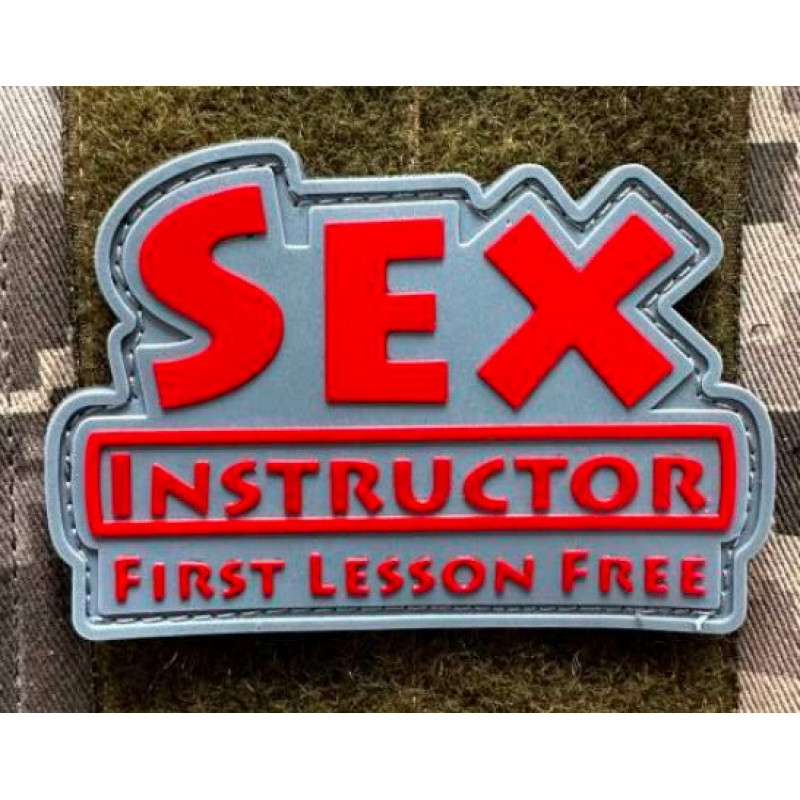 Патч наліпка ПВХ PiFi (Піфі) Резиновий "КЕКС Інструктор"