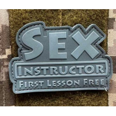 Патч наліпка ПВХ PiFi (Піфі) Резиновий "КЕКС Інструктор"