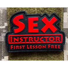 Патч наліпка ПВХ PiFi (Піфі) Резиновий "КЕКС Інструктор"