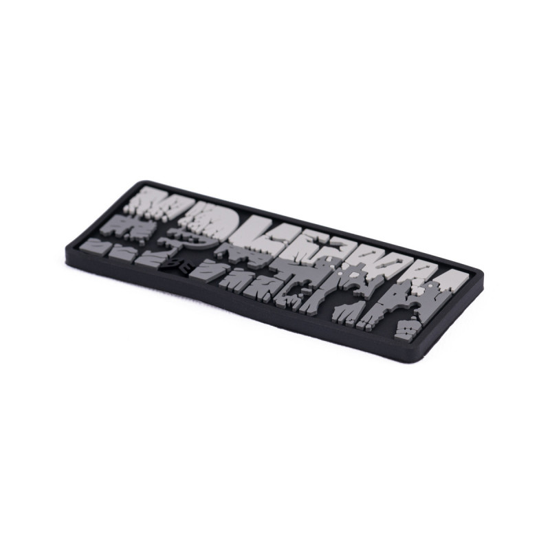 ПВХ патч Бренд Елемент (шеврон) Кринки сірий