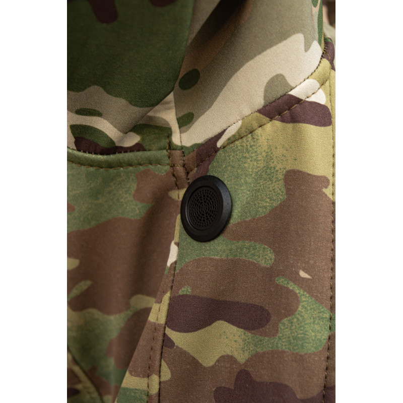 Тактична куртка софтшел SoftShel демісезонна з капюшоном мультикам 188, 56, 3XL