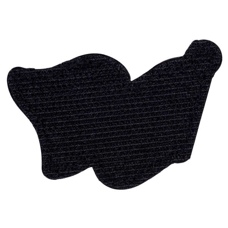 ПВХ патч (шеврон) Бренд Елемент Прапор текстурний Упа, червоно-чорний