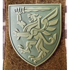 Патч ПВХ PiFi (ПИФИ) Шеврон 80 ОДШБр. 80 Окрема Десантно-штурмова бригада олива