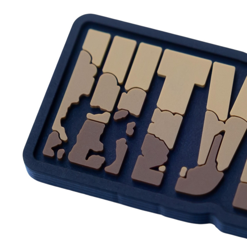 ПВХ патч (шеврон) Бренд Елемент Штурмовик койот