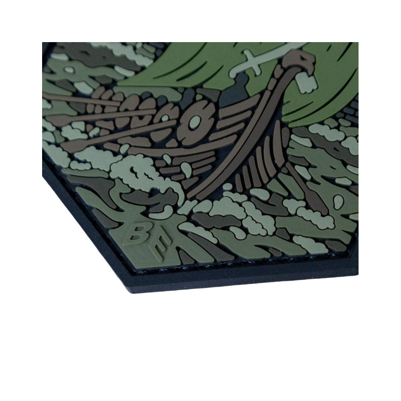 ПВХ патч Бренд Елемент (шеврон) Дніпро олива